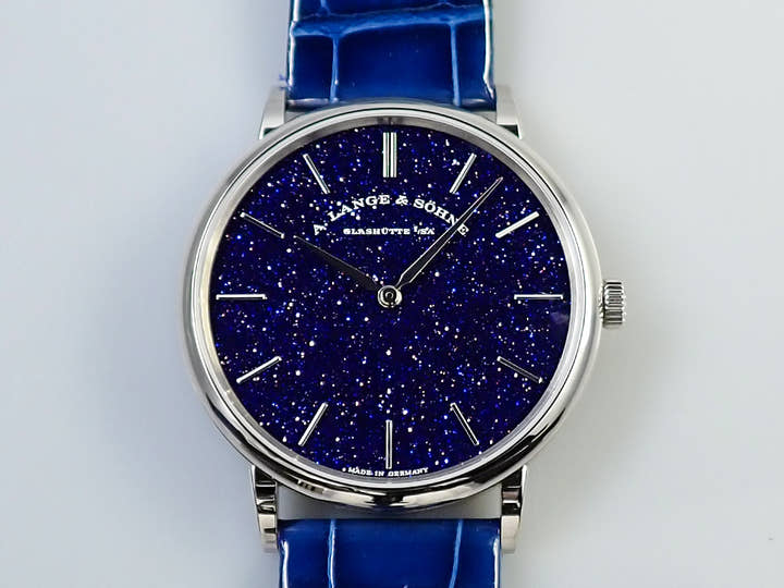 A.ランゲ&ゾーネ サクソニア フラッハ Ref.205.086 コッパーブルー文字盤 未使用 7FL9MMMK
