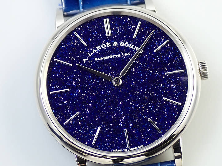 A.ランゲ&ゾーネ サクソニア フラッハ Ref.205.086 コッパーブルー文字盤 未使用 7FL9MMMK