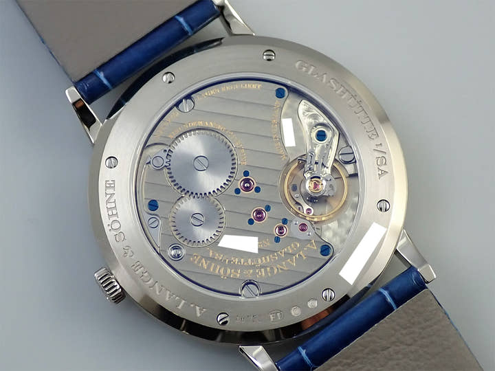 A.ランゲ&ゾーネ サクソニア フラッハ Ref.205.086 コッパーブルー文字盤 未使用 7FL9MMMK