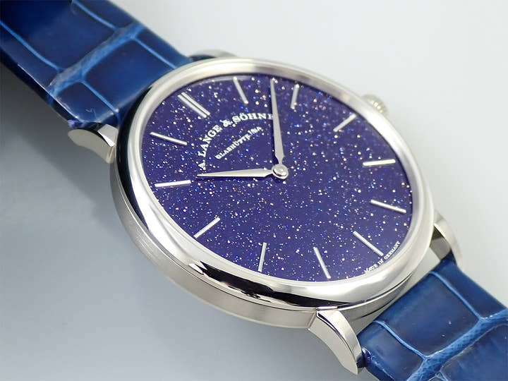 A.ランゲ&ゾーネ サクソニア フラッハ Ref.205.086 コッパーブルー文字盤 未使用 7FL9MMMK
