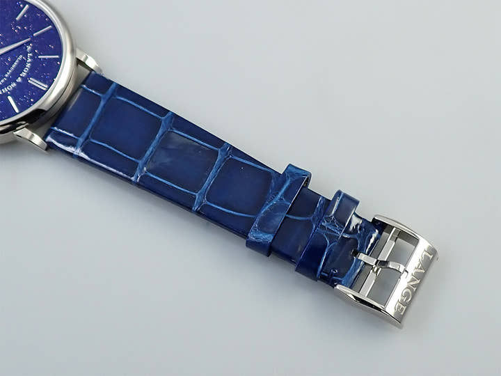 A.ランゲ&ゾーネ サクソニア フラッハ Ref.205.086 コッパーブルー文字盤 未使用 7FL9MMMK