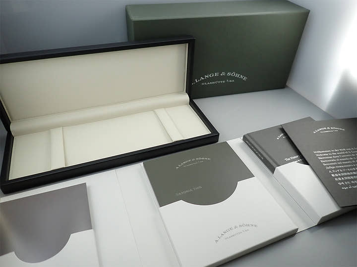 A.ランゲ&ゾーネ サクソニア フラッハ Ref.201.033 シルバー文字盤 美品 YSW6Z605