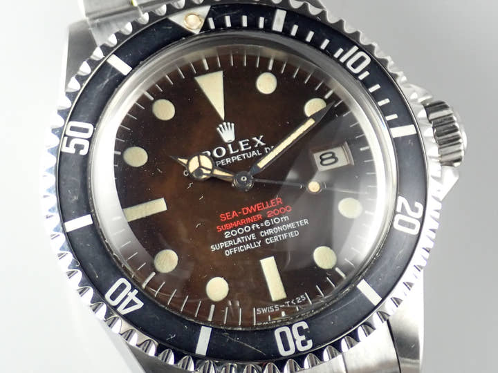 Rolex Sea-Dweller Ref.1665 Tropical Dial Used sea-dweller-102