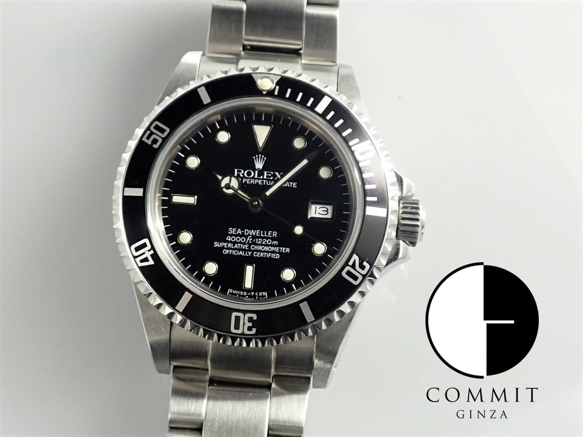 ロレックス シードゥエラー トリプルシックス Ref.16660 ステンレススチール ブラック文字盤