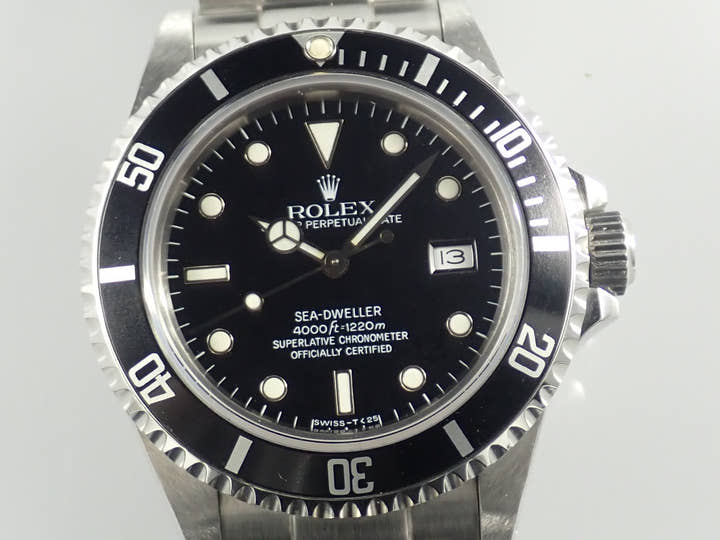 ロレックス シードゥエラー トリプルシックス Ref.16660 ステンレススチール ブラック文字盤