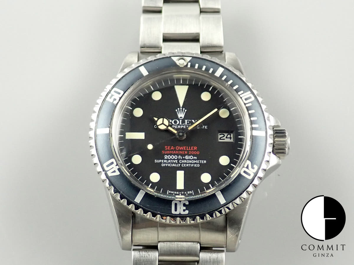 ロレックス シードゥエラー Ref.1665 ステンレススチール ブラック文字盤