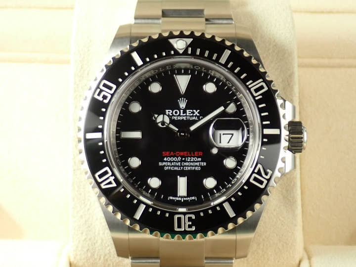 ロレックス シードゥエラー Ref.126600 ステンレススチール ブラック文字盤