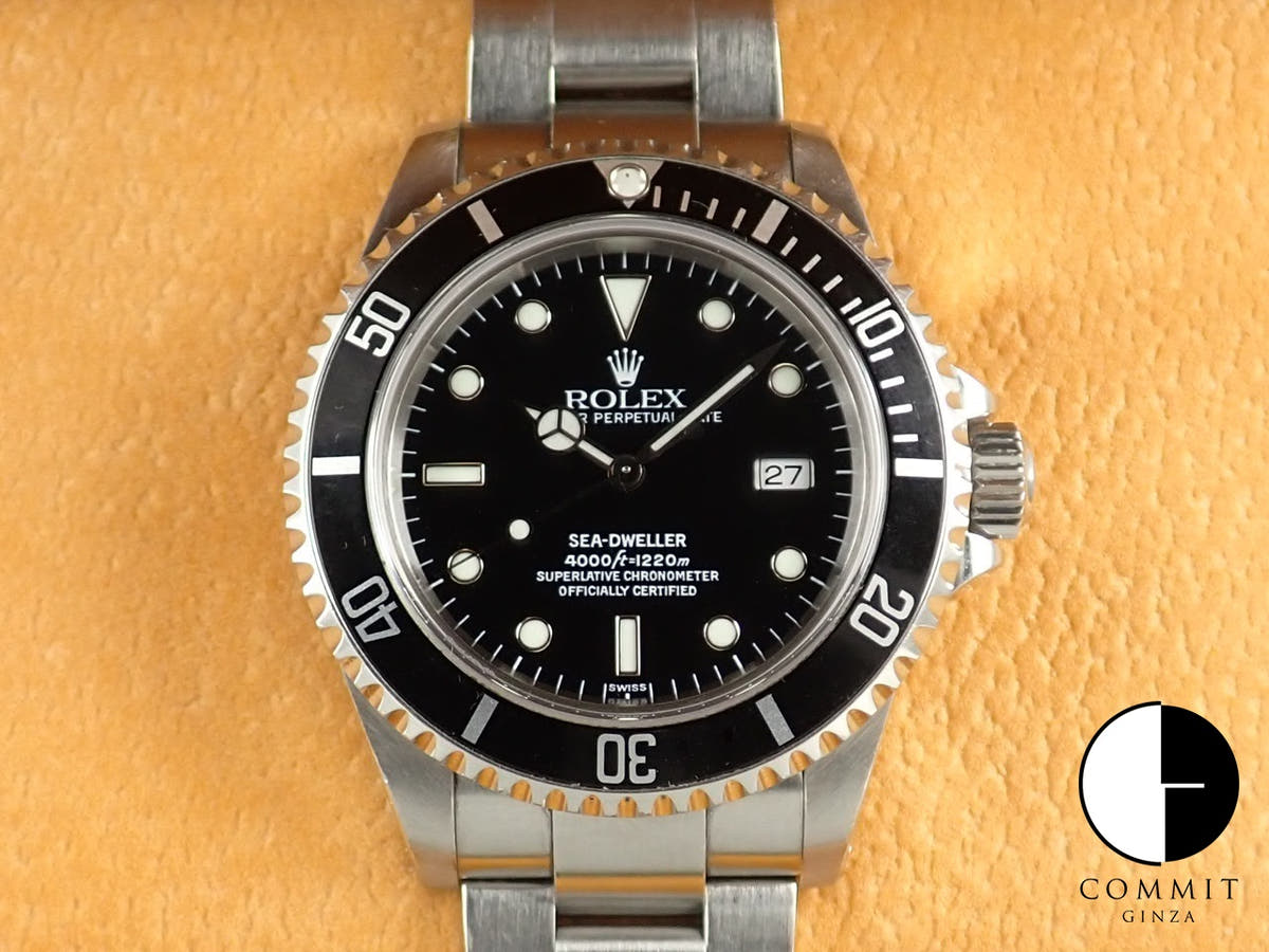 ロレックス シードゥエラー Ref.16600 ステンレススチール ブラック文字盤