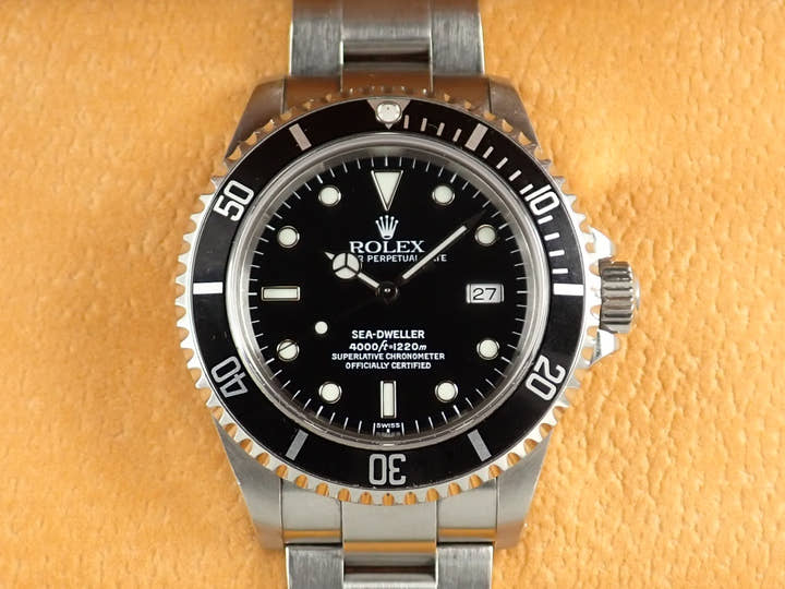 ロレックス シードゥエラー Ref.16600 ステンレススチール ブラック文字盤