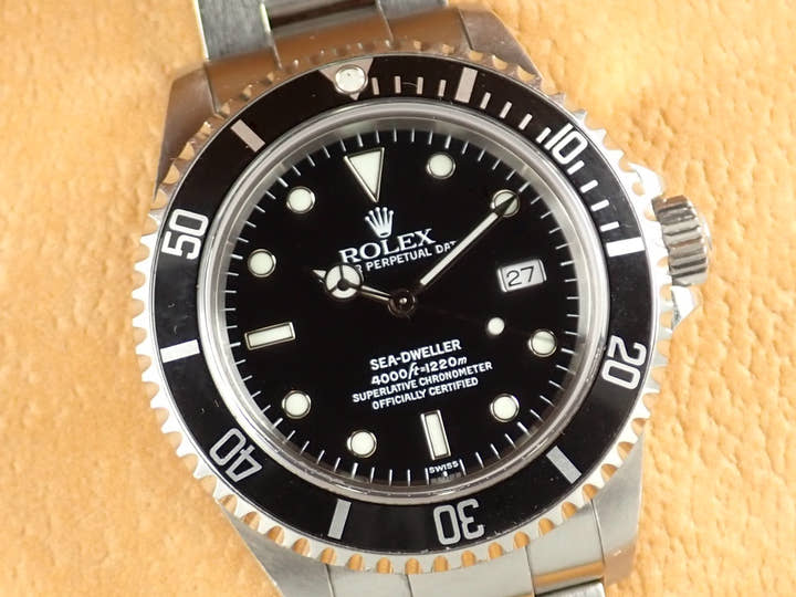 ロレックス シードゥエラー Ref.16600 ステンレススチール ブラック文字盤