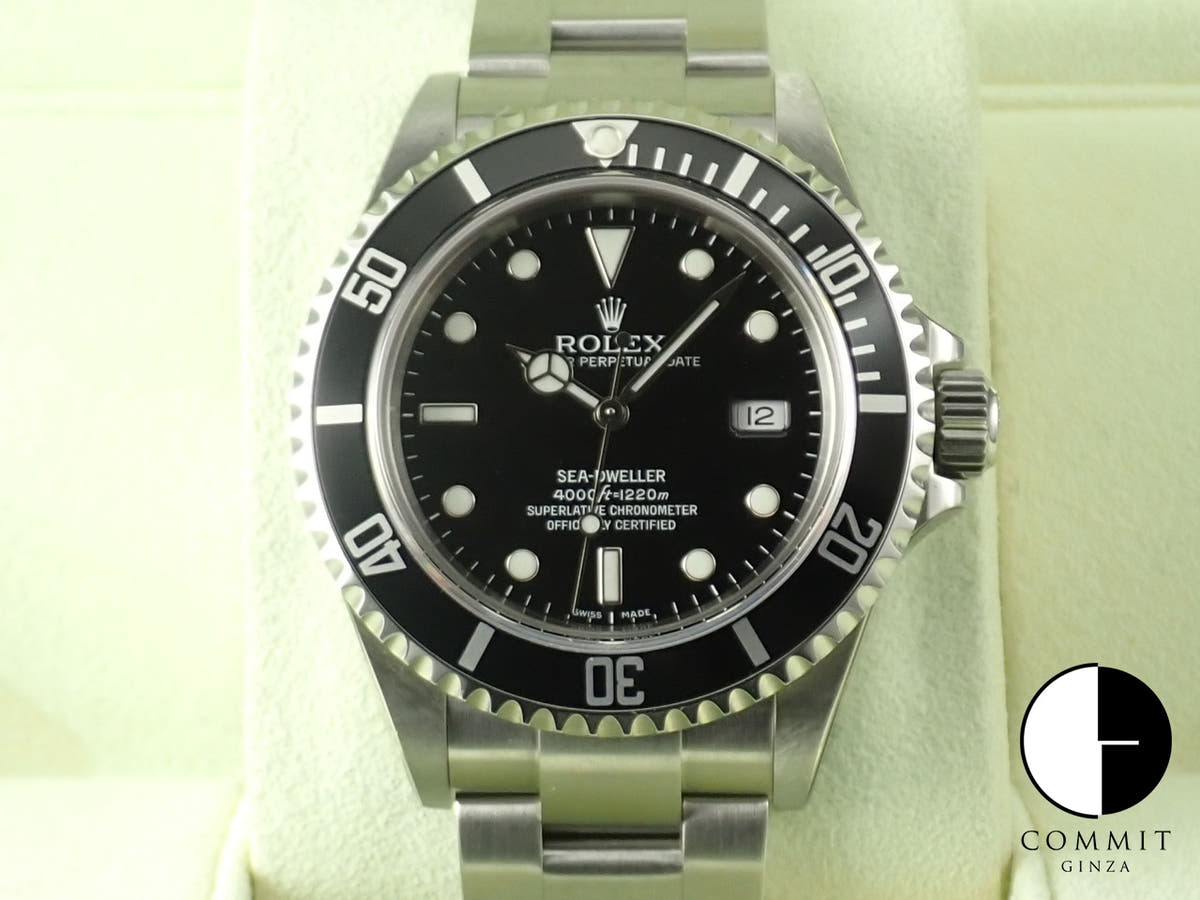 ロレックス シードゥエラー Ref.16600 ステンレススチール ブラック文字盤