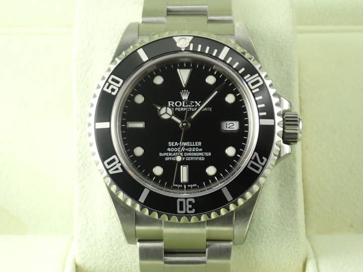 ロレックス シードゥエラー Ref.16600 ステンレススチール ブラック文字盤