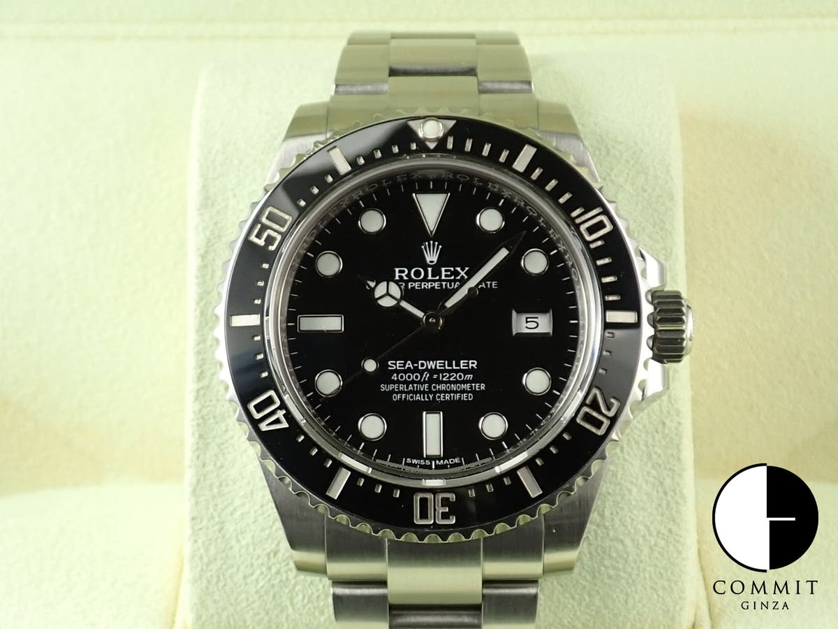 ロレックス シードゥエラー 4000 Ref.116600 ステンレススチール ブラック文字盤