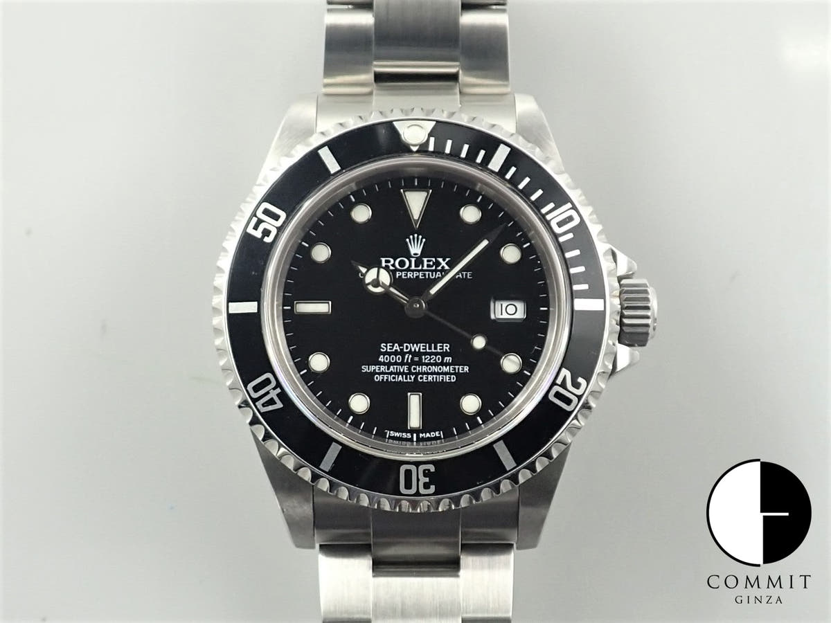 ロレックス シードゥエラー Ref.16600 ステンレススチール ブラック文字盤