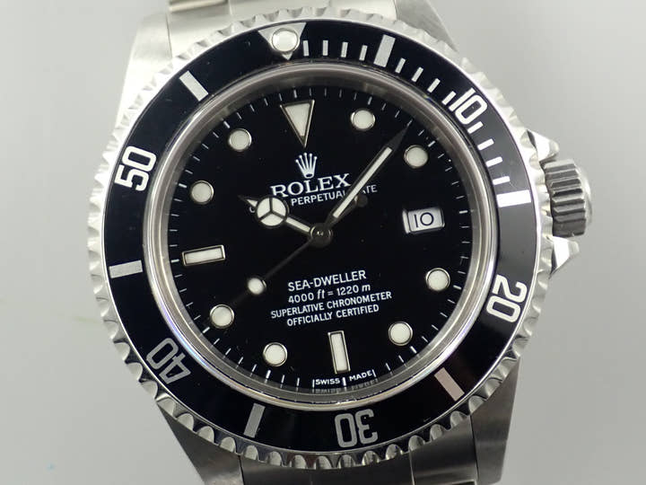 ロレックス シードゥエラー Ref.16600 ステンレススチール ブラック文字盤