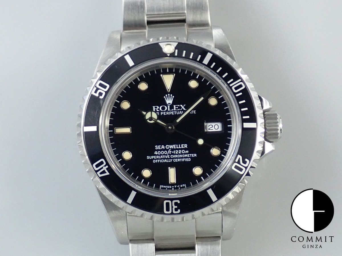 ロレックス シードゥエラー Ref.16600 ステンレススチール ブラック文字盤
