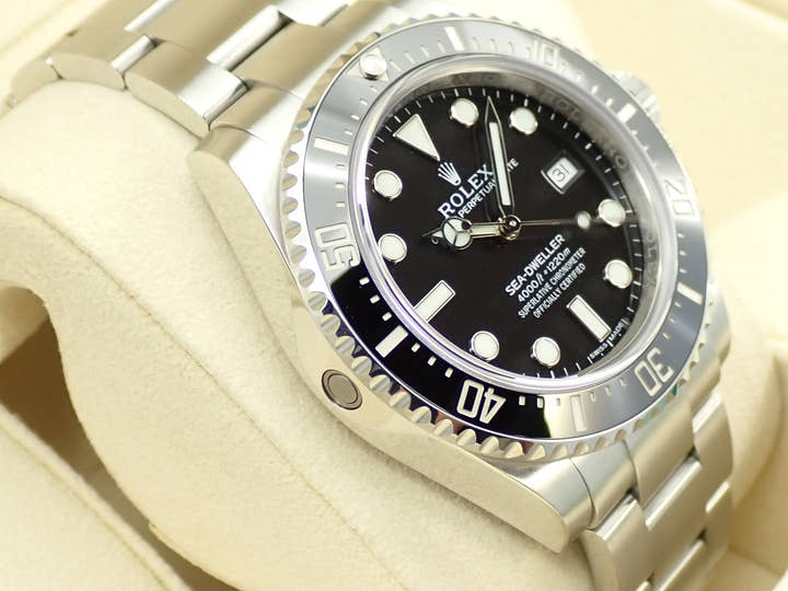 ロレックス シードゥエラー 4000 Ref.116600 ステンレススチール ブラック文字盤