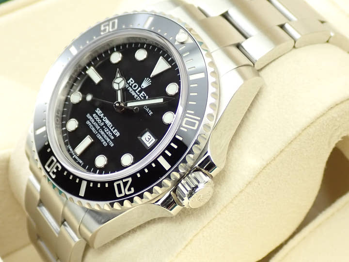 ロレックス シードゥエラー 4000 Ref.116600 ステンレススチール ブラック文字盤
