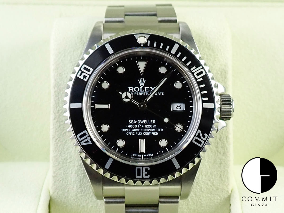 ロレックス シードゥエラー Ref.16600 ステンレススチール ブラック文字盤