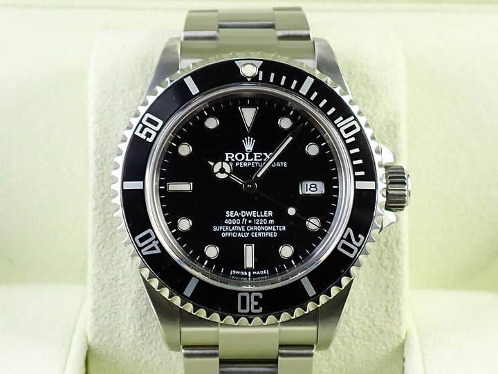 ロレックス シードゥエラー Ref.16600 ステンレススチール ブラック文字盤