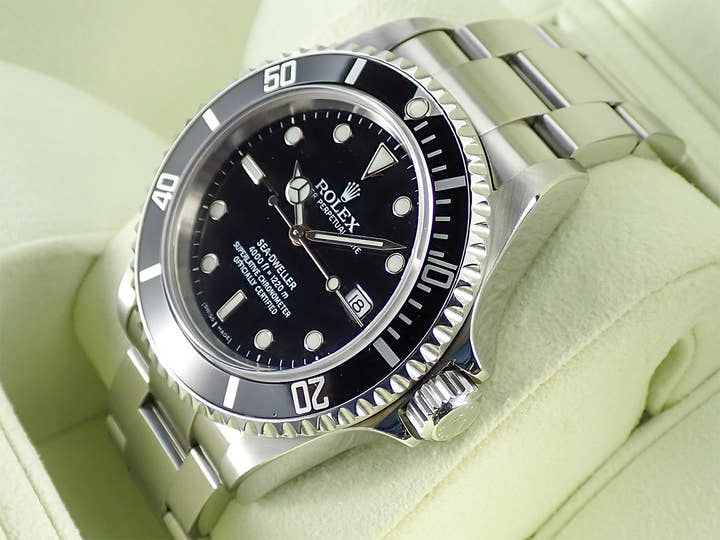 ロレックス シードゥエラー Ref.16600 ステンレススチール ブラック文字盤
