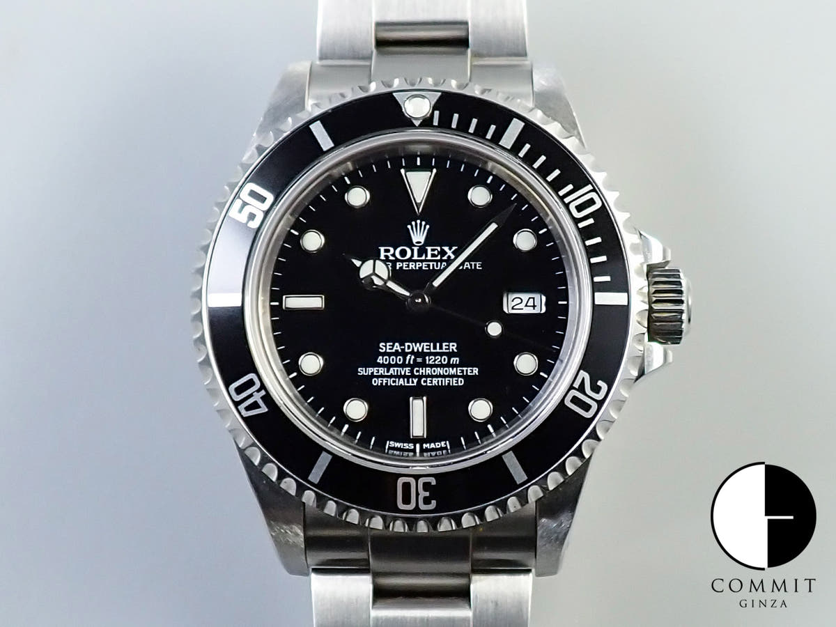ロレックス シードゥエラー Ref.16600 ステンレススチール ブラック文字盤