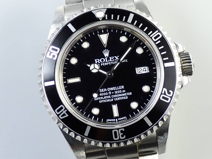 ロレックス シードゥエラー Ref.16600 ステンレススチール ブラック文字盤
