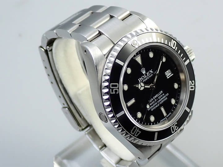ロレックス シードゥエラー Ref.16600 ステンレススチール ブラック文字盤