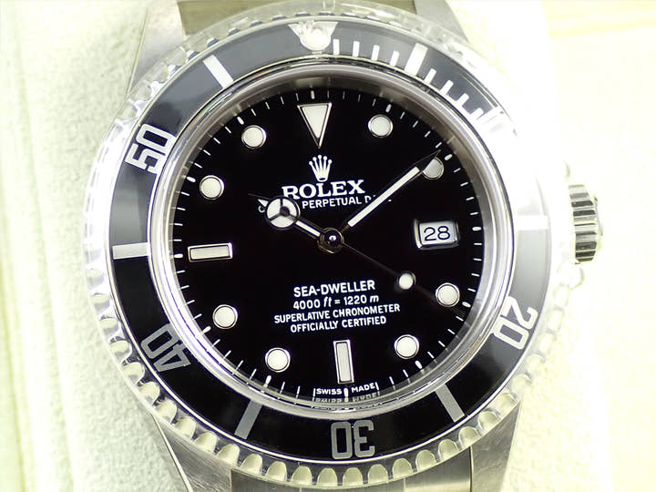 ロレックス シードゥエラー Ref.16600 ステンレススチール ブラック文字盤