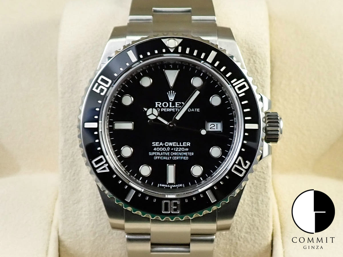 ロレックス シードゥエラー 4000 Ref.116600 ステンレススチール ブラック文字盤