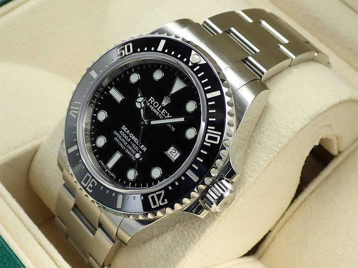 ロレックス シードゥエラー 4000 Ref.116600 ステンレススチール ブラック文字盤