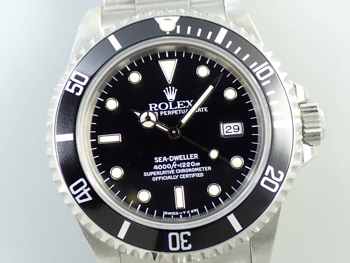ロレックス シードゥエラー Ref.16600 ステンレススチール ブラック文字盤