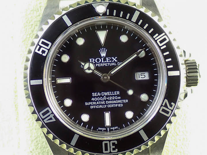 ロレックス シードゥエラー Ref.16600 ステンレススチール ブラック文字盤