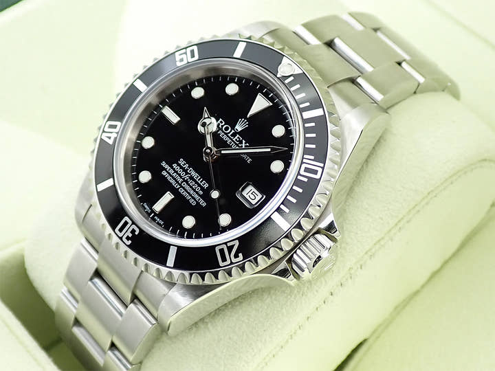 ロレックス シードゥエラー Ref.16600 ステンレススチール ブラック文字盤
