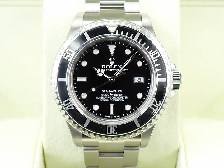 ロレックス シードゥエラー Ref.16600 ステンレススチール ブラック文字盤