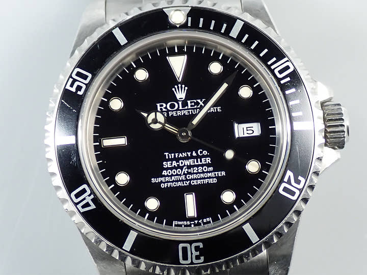 ロレックス シードゥエラー Ref.16600 ステンレススチール ブラック文字盤