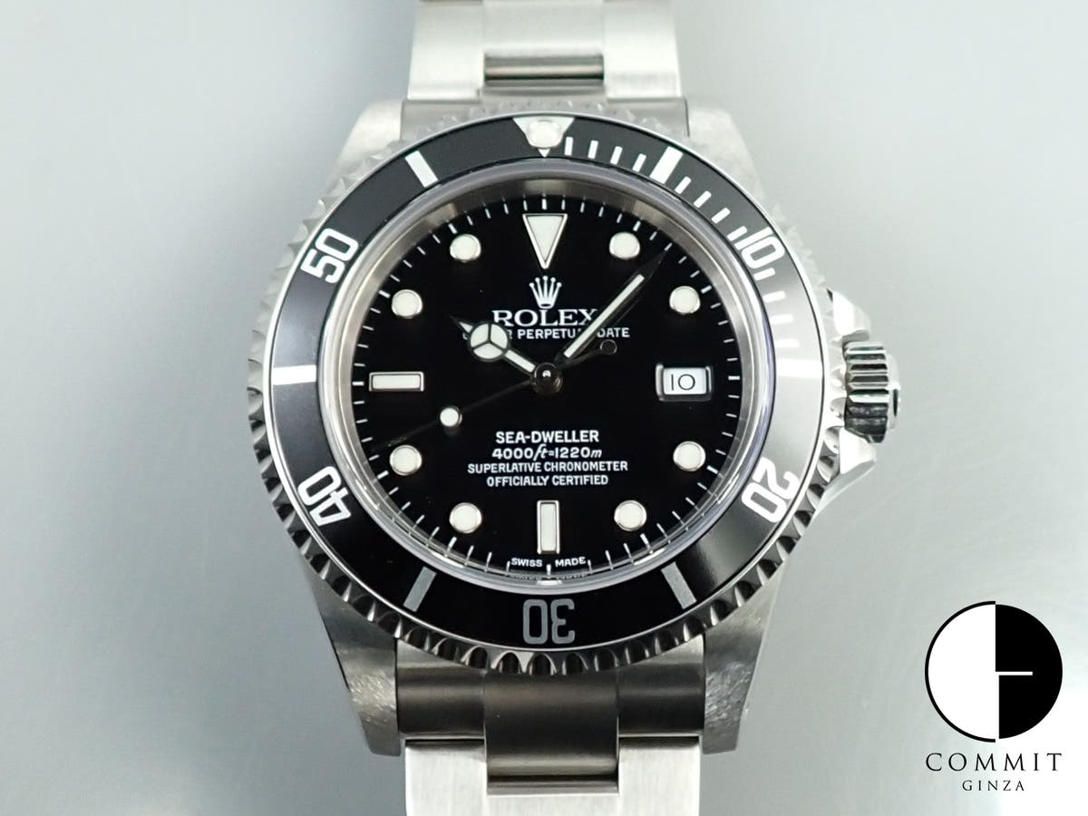 ロレックス シードゥエラー Ref.16600 ステンレススチール ブラック文字盤