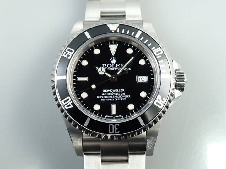 ロレックス シードゥエラー Ref.16600 ステンレススチール ブラック文字盤