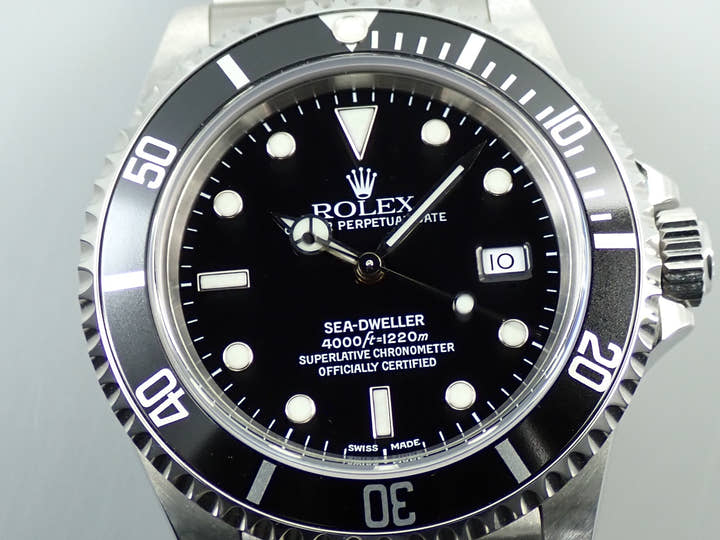ロレックス シードゥエラー Ref.16600 ステンレススチール ブラック文字盤