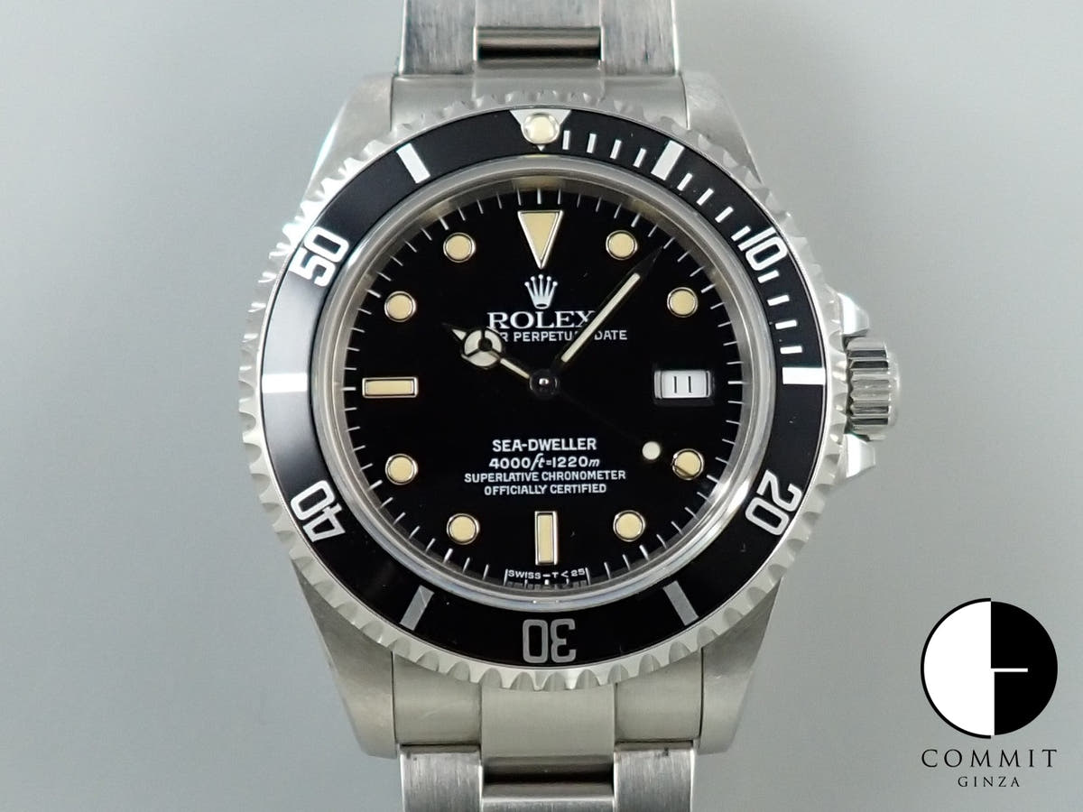 ロレックス シードゥエラー Ref.16600 ステンレススチール ブラック文字盤