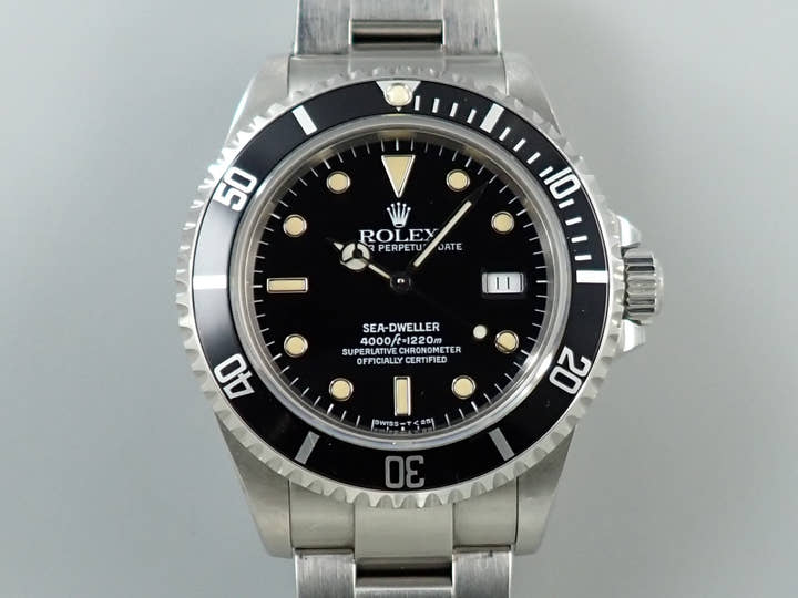 ロレックス シードゥエラー Ref.16600 ステンレススチール ブラック文字盤