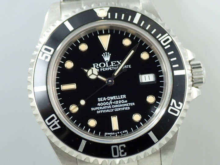 ロレックス シードゥエラー Ref.16600 ステンレススチール ブラック文字盤