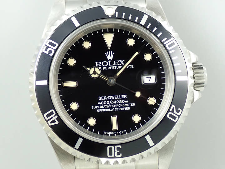 ロレックス シードゥエラー Ref.16600 ステンレススチール ブラック文字盤