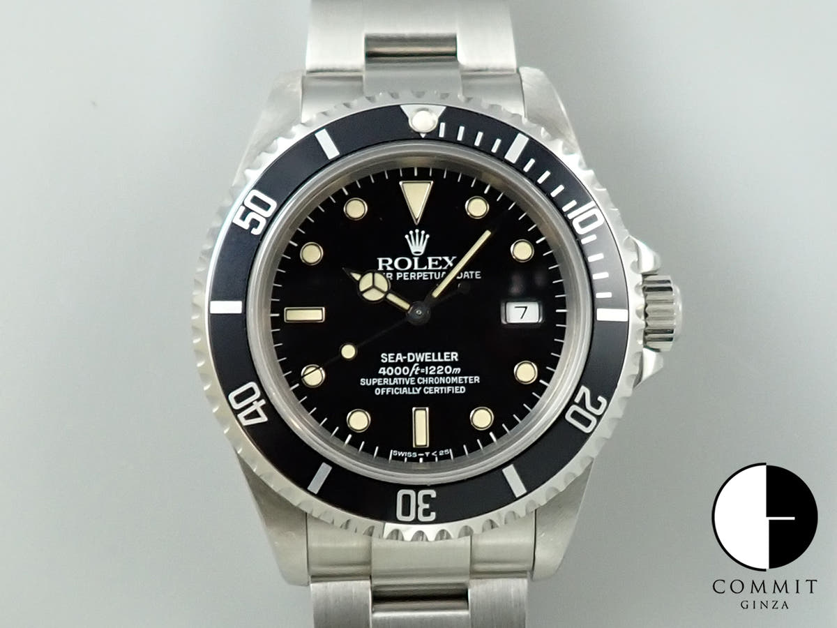 ロレックス シードゥエラー Ref.16600 ステンレススチール ブラック文字盤