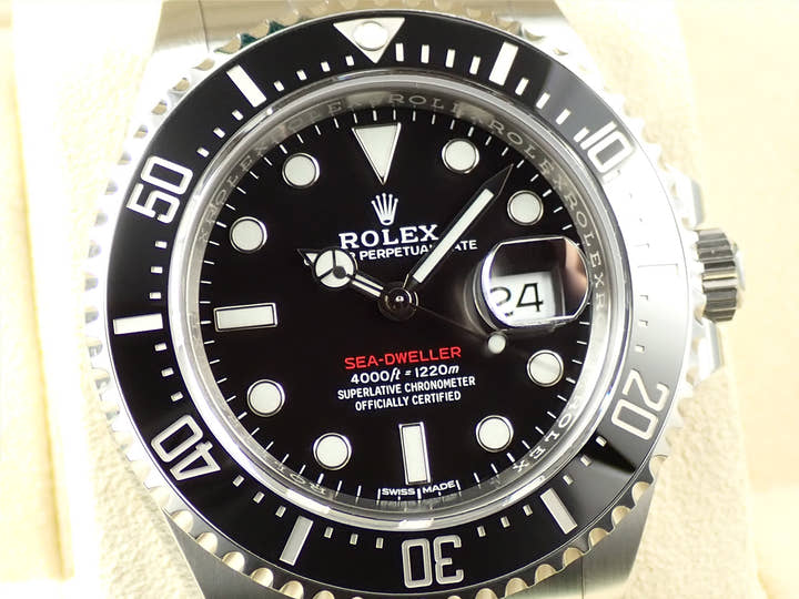 ロレックス シードゥエラー Ref.126600 ステンレススチール ブラック文字盤