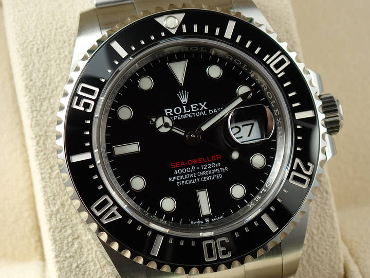 ロレックス シードゥエラー Ref.126600 ステンレススチール ブラック文字盤