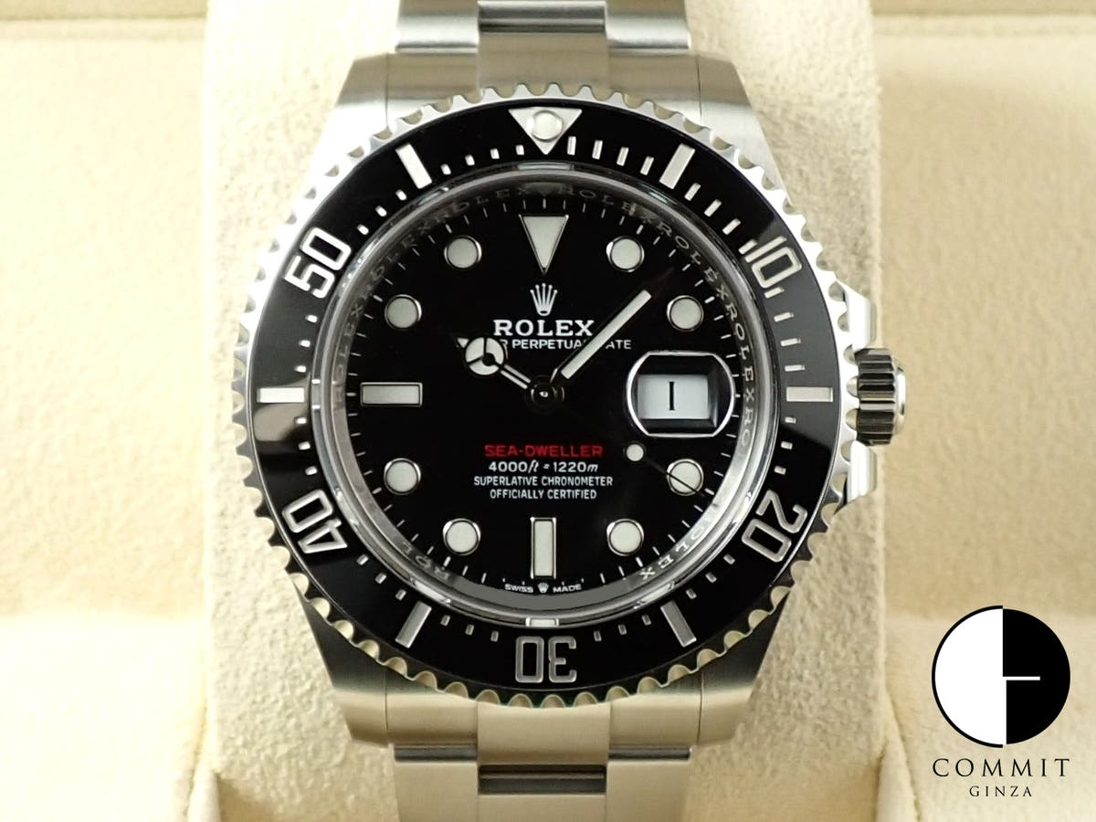 ロレックス シードゥエラー Ref.126600 ステンレススチール ブラック文字盤