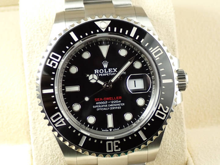 ロレックス シードゥエラー Ref.126600 ステンレススチール ブラック文字盤