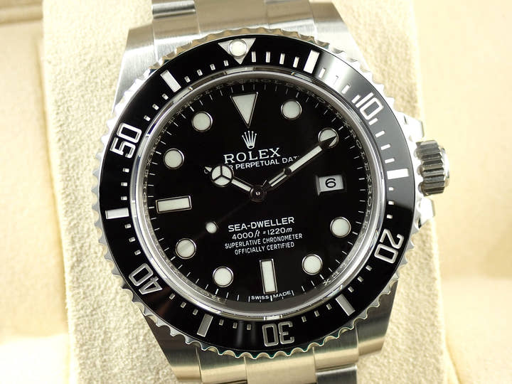 ロレックス シードゥエラー 4000 Ref.116600 ステンレススチール ブラック文字盤