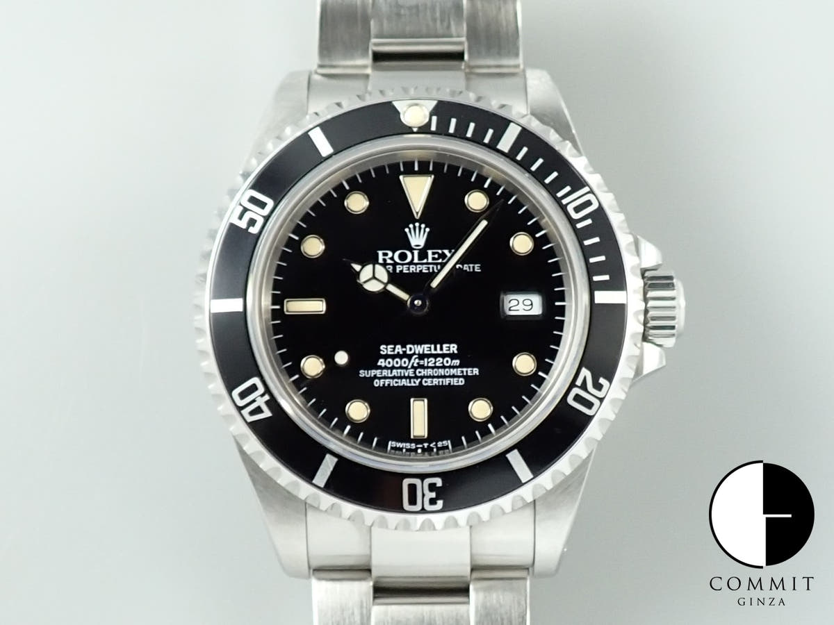 ロレックス シードゥエラー Ref.16600 ステンレススチール ブラック文字盤